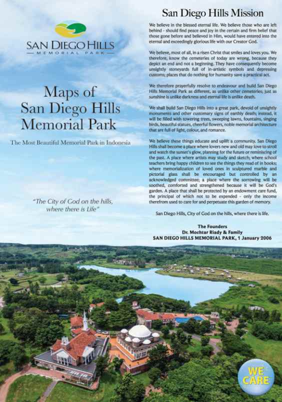 dijual ruko gudang kantor san diego hills memorial