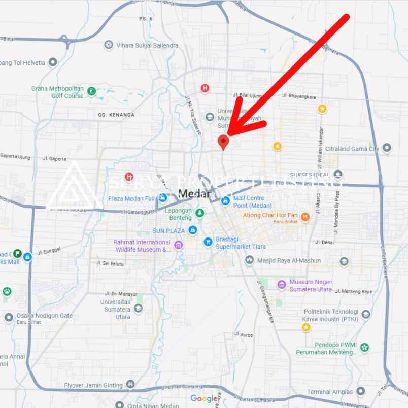 dijual ruko jalan sutomo medan tumur