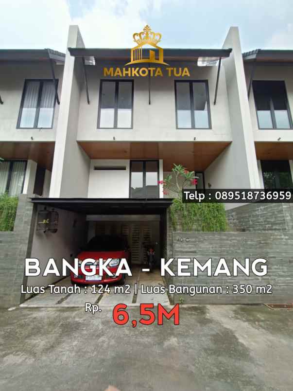 dijual rumah bangka