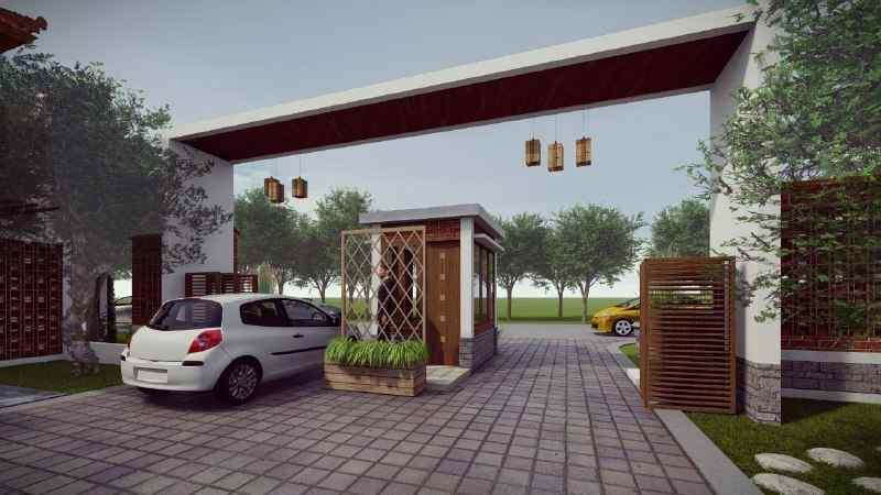 dijual rumah berkonsep tropikal bali di bandung barat