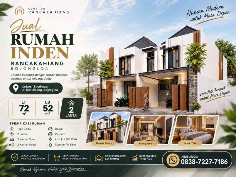 dijual rumah bojongloa