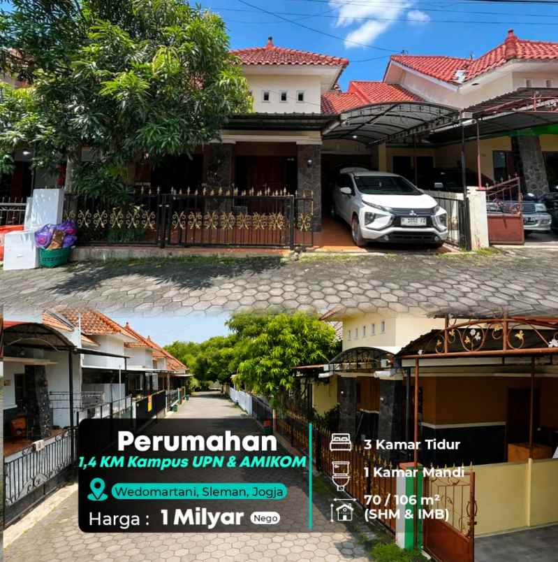 dijual rumah candi gebang