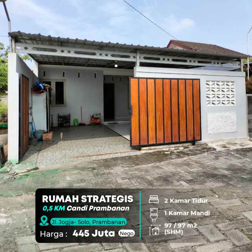 dijual rumah candi prambanan