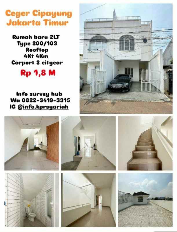 dijual rumah ceger