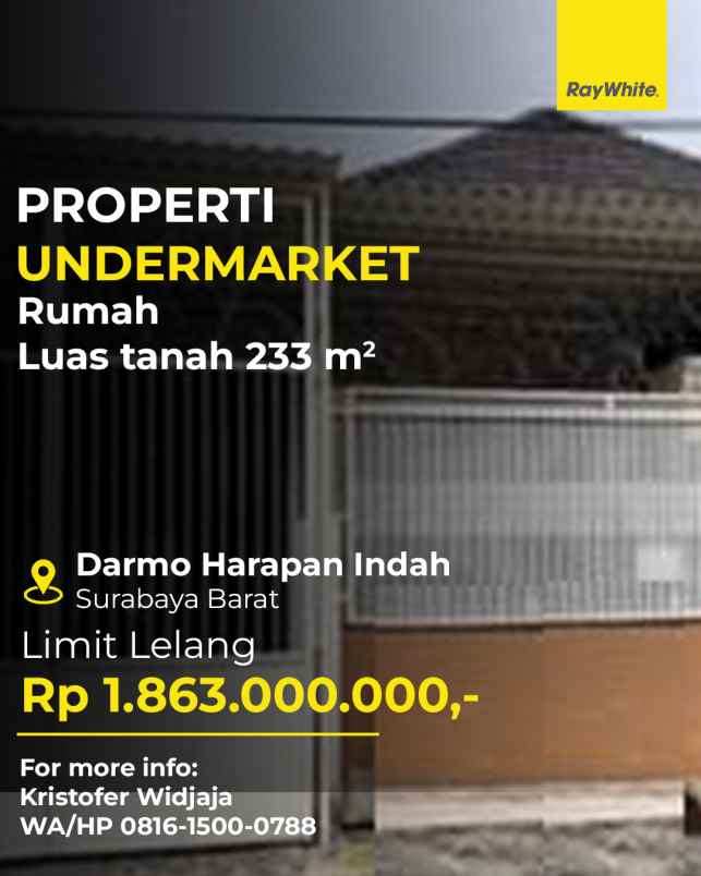 dijual rumah darmo harapan indah