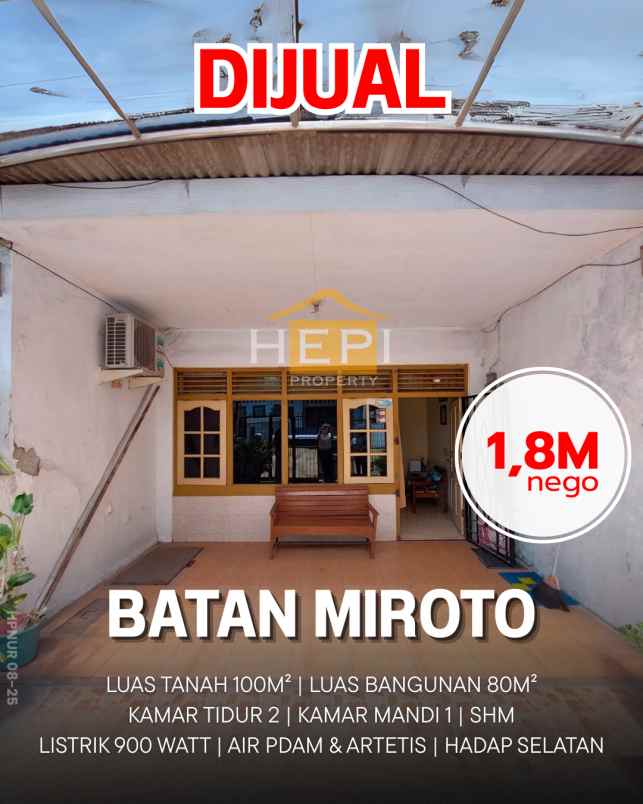 dijual rumah di batan miroto semarang