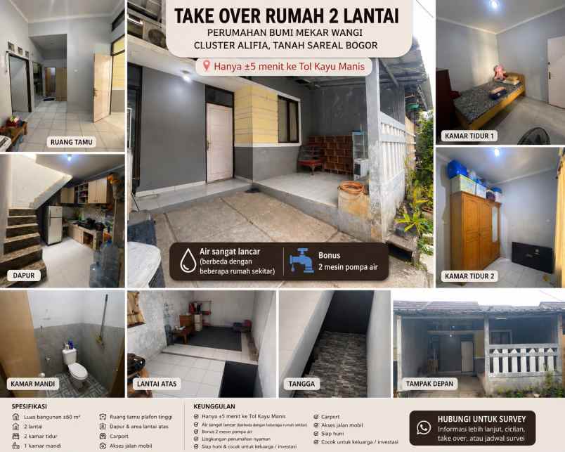 dijual rumah diover kredit rumah di