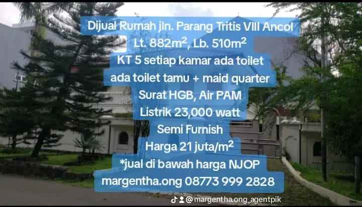 dijual rumah green mansion jakarta barat hook