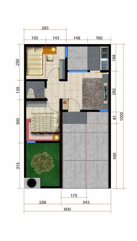 dijual rumah jalan alternatif kota
