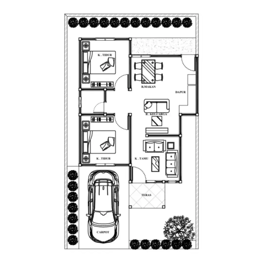 dijual rumah jalan timur indah 5