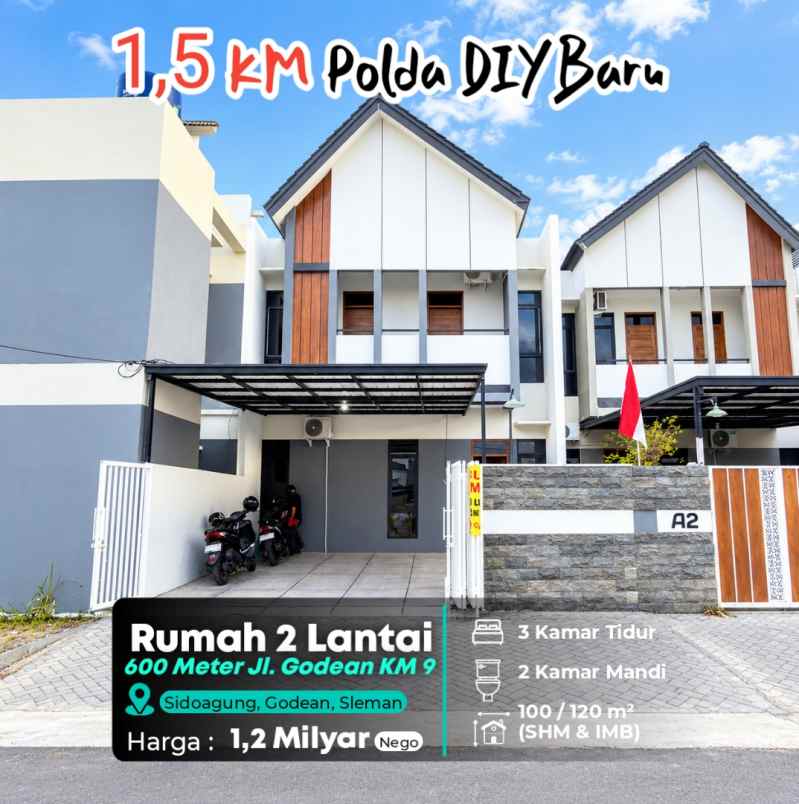 dijual rumah jl godean km 9