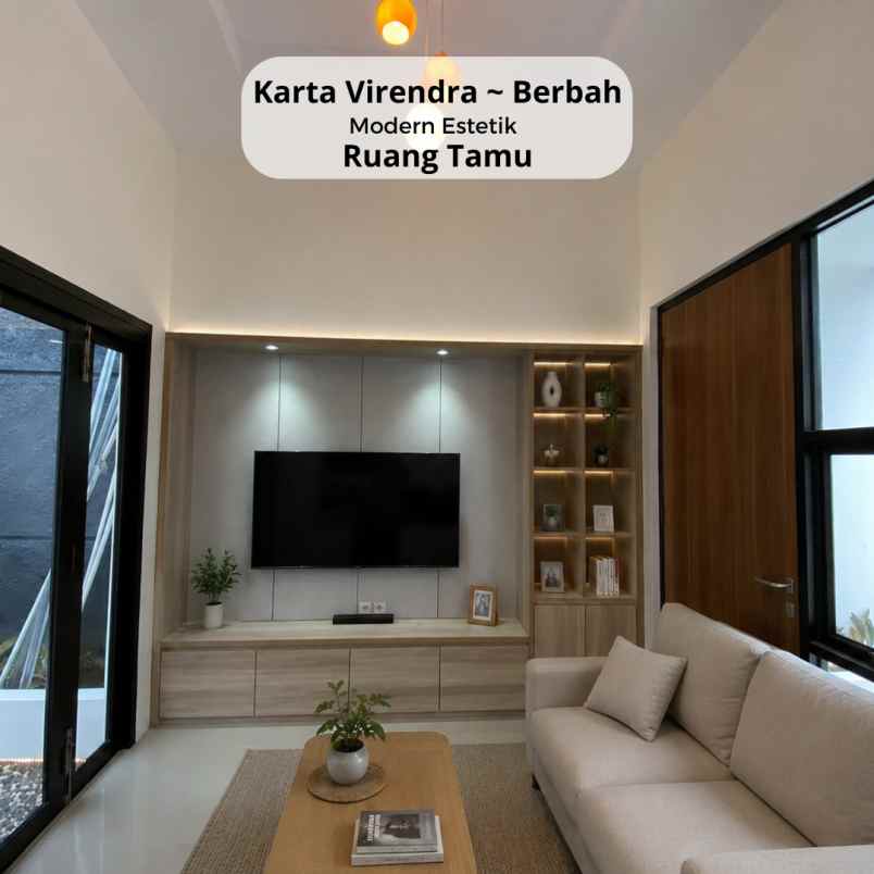 dijual rumah karta virendra jl utama pd