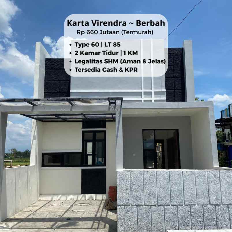 dijual rumah karta virendra jl utama pd