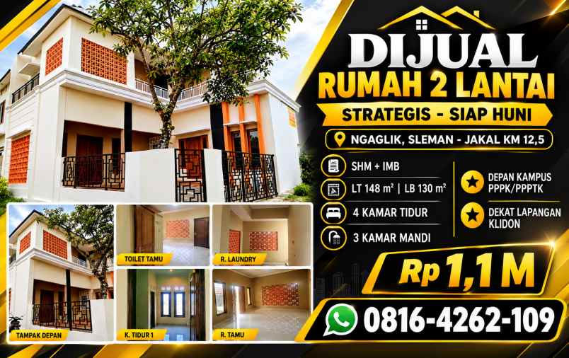 dijual rumah klidon ngaglik sleman