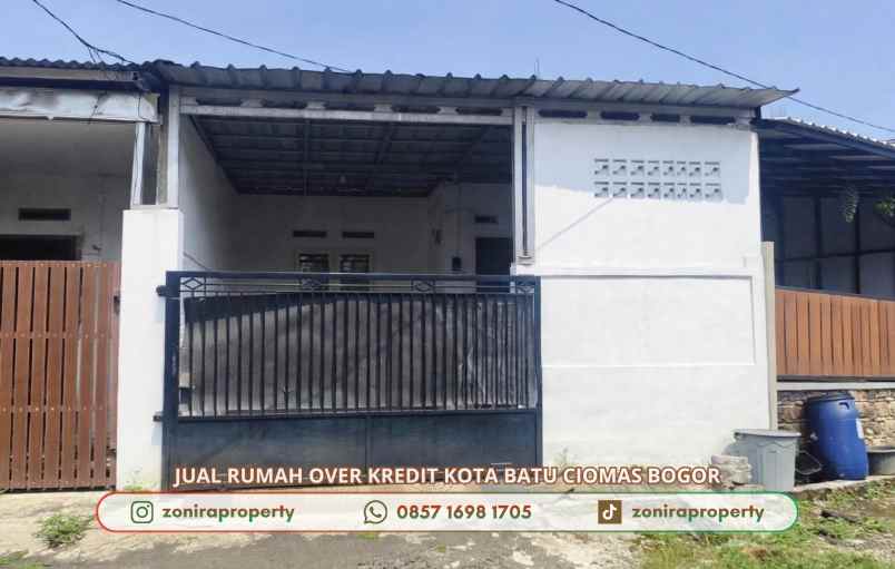 dijual rumah kota batu ciomas bogor