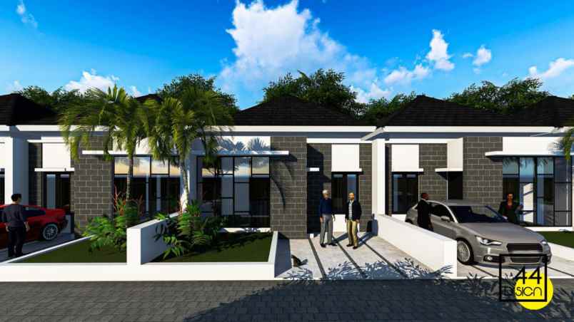 dijual rumah modern di cisarua bandung