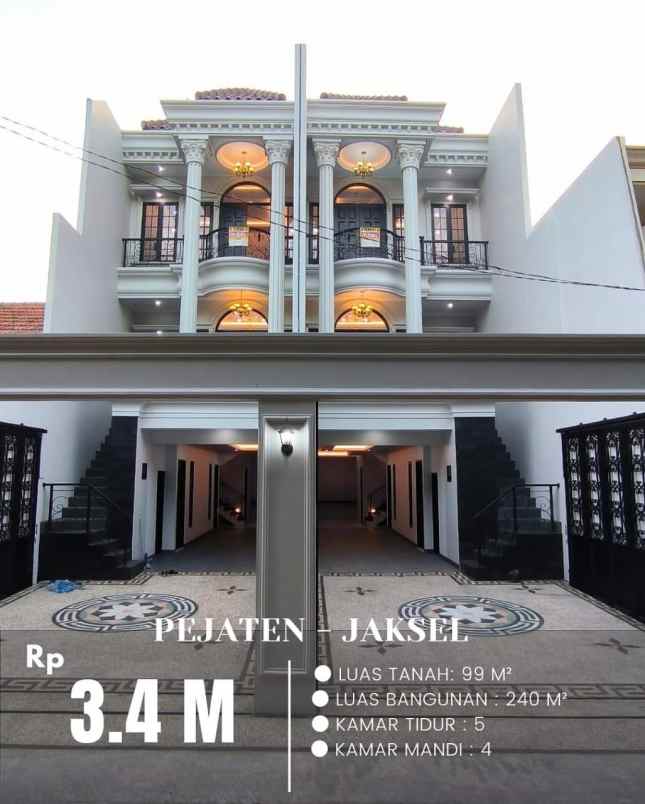 dijual rumah pejaten pasar minggu jaksel