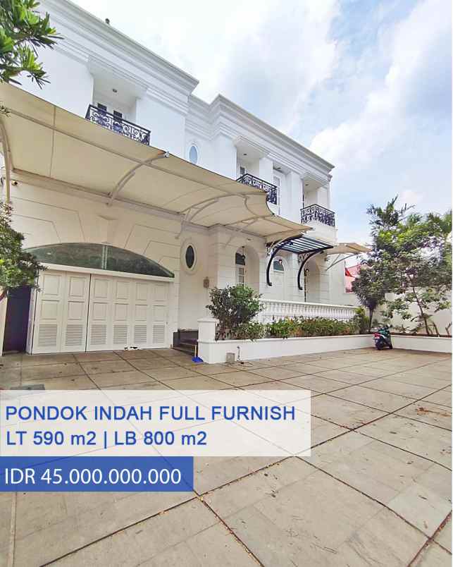 Dijual Rumah Mewah Dekat Pim Di Pondok Indah Jakarta Selatan