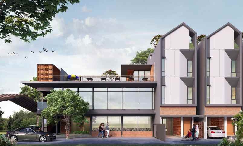 dijual rumah pondok labu cilendek