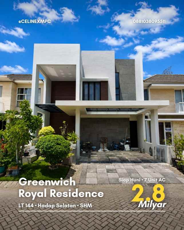 dijual rumah royal residence