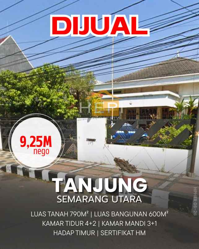 dijual rumah tanjung