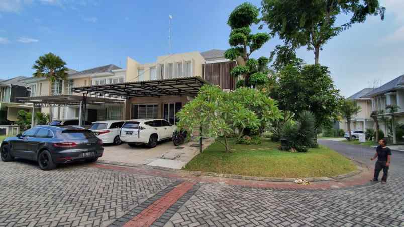 dijual rumah the mansion pakuwon indah surabaya