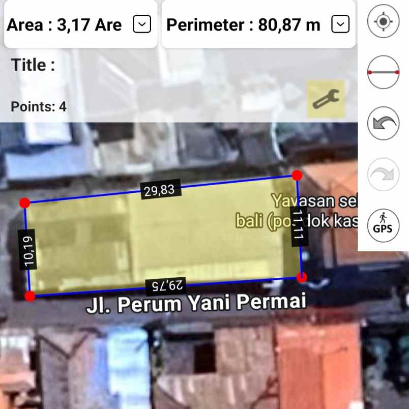 dijual tanah ayani utara