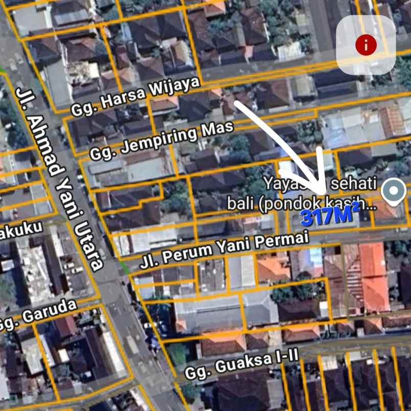 dijual tanah ayani utara