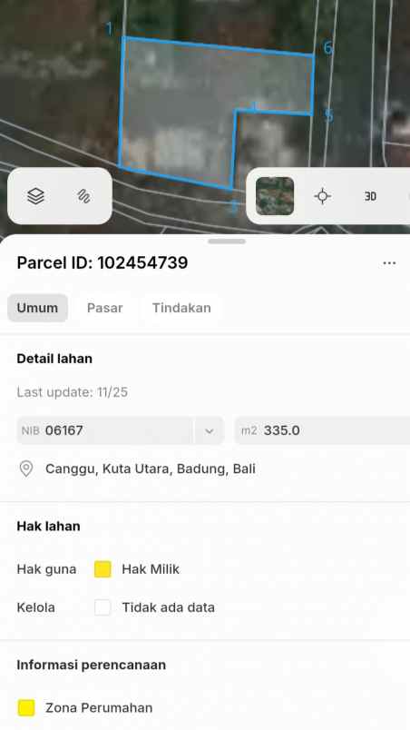 dijual tanah cargo