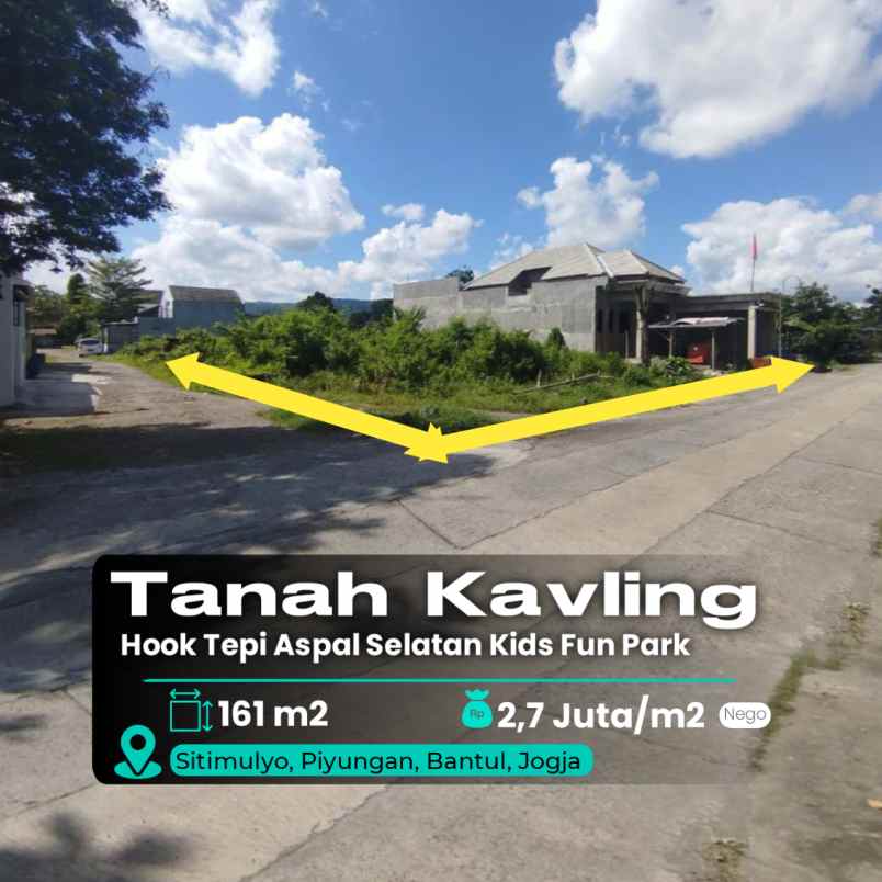 dijual tanah dekat soto batok