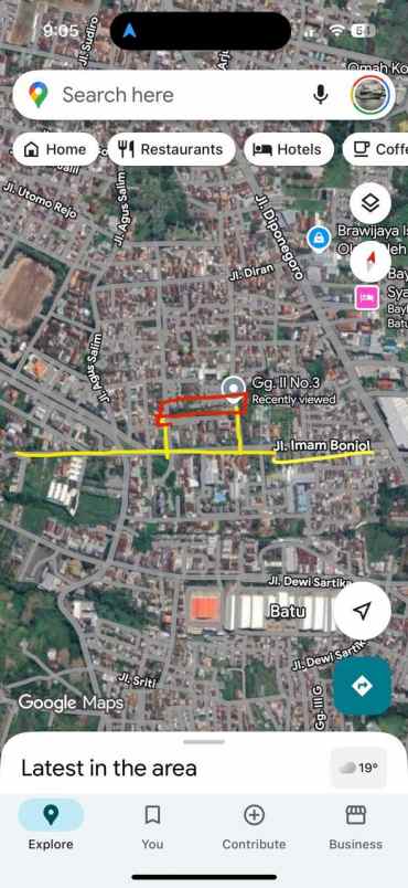 dijual tanah di batu