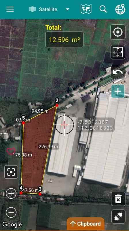 dijual tanah industri di nol jalan lengkong nganjuk