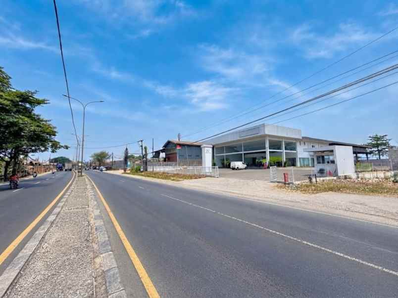 dijual tanah jalan raya cikarang