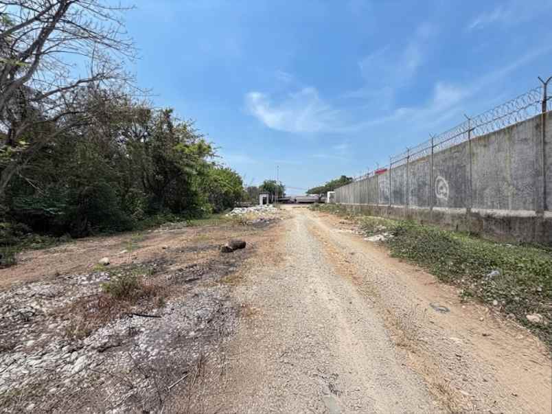dijual tanah jalan raya cikarang