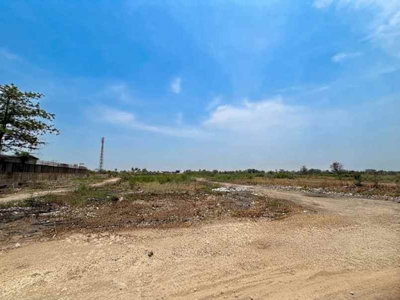 dijual tanah jalan raya cikarang