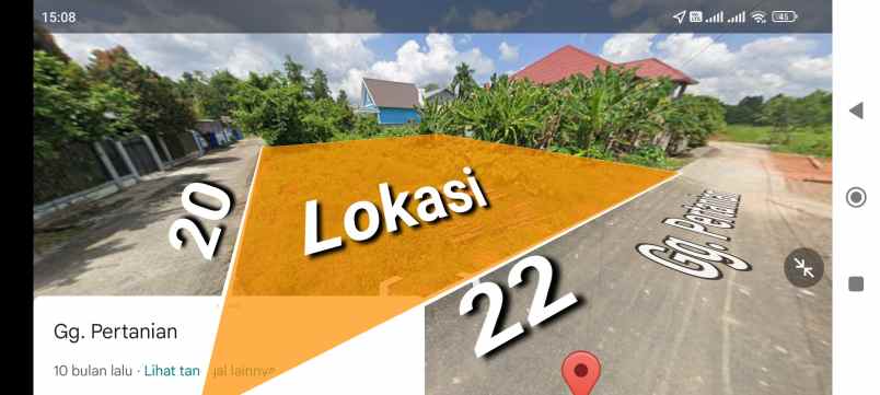 dijual tanah jalan reformasi