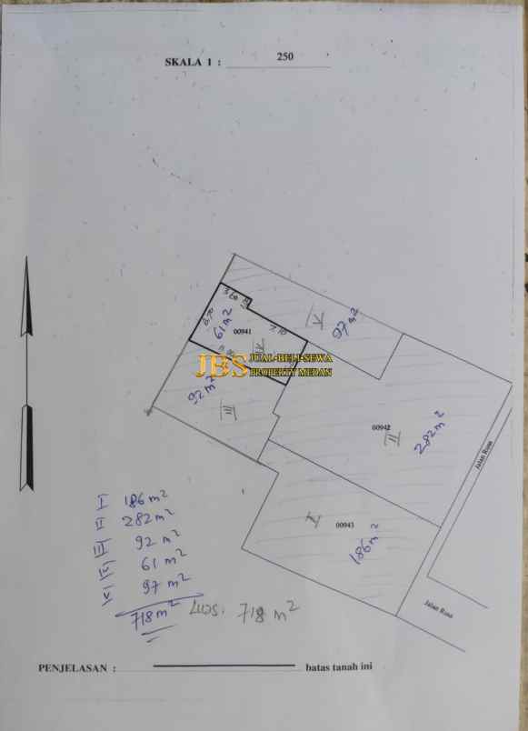 dijual tanah jalan rusa kota tebing tinggi