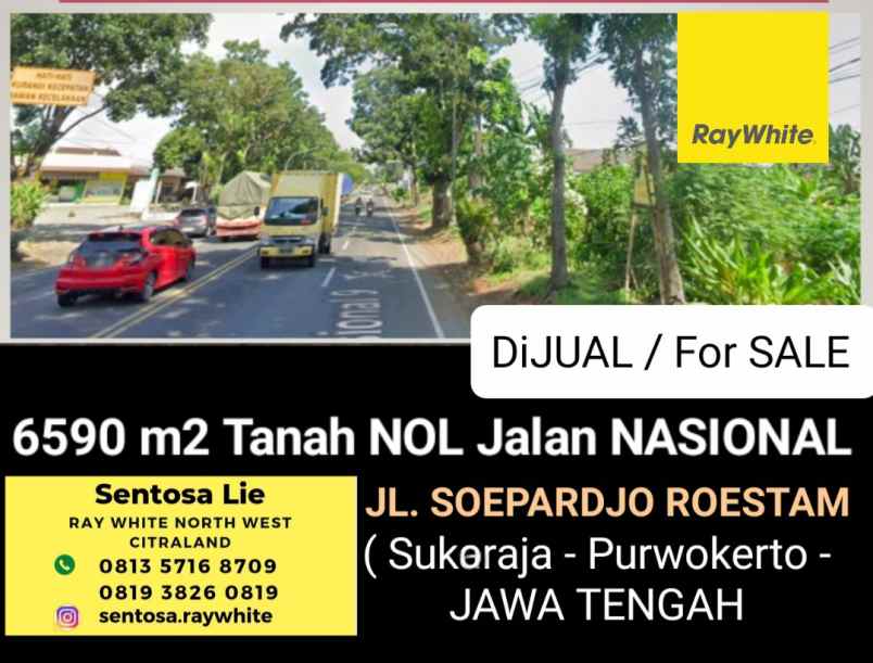 dijual tanah jalan soepardjo roestam