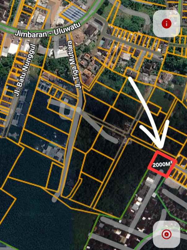 dijual tanah jimbaran uluwatu