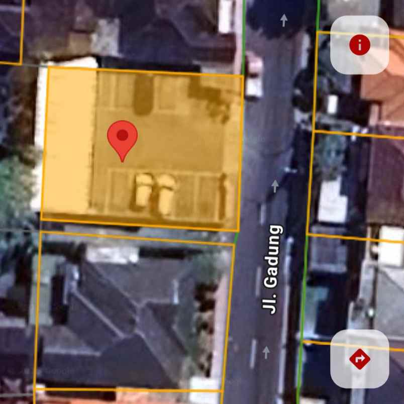 dijual tanah jl gadung