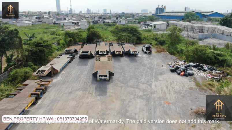 dijual tanah jl raya cakung cilincing