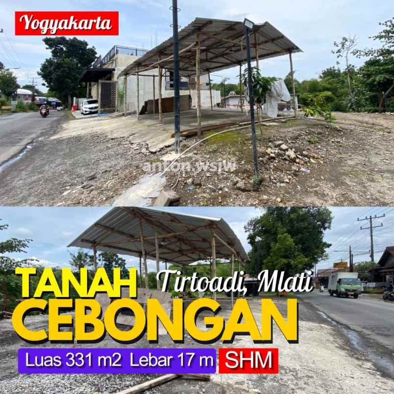 dijual tanah jl sidomoyo sendon