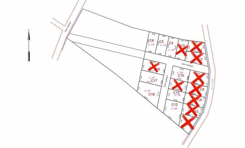 dijual tanah jl sukabangun ii no 999