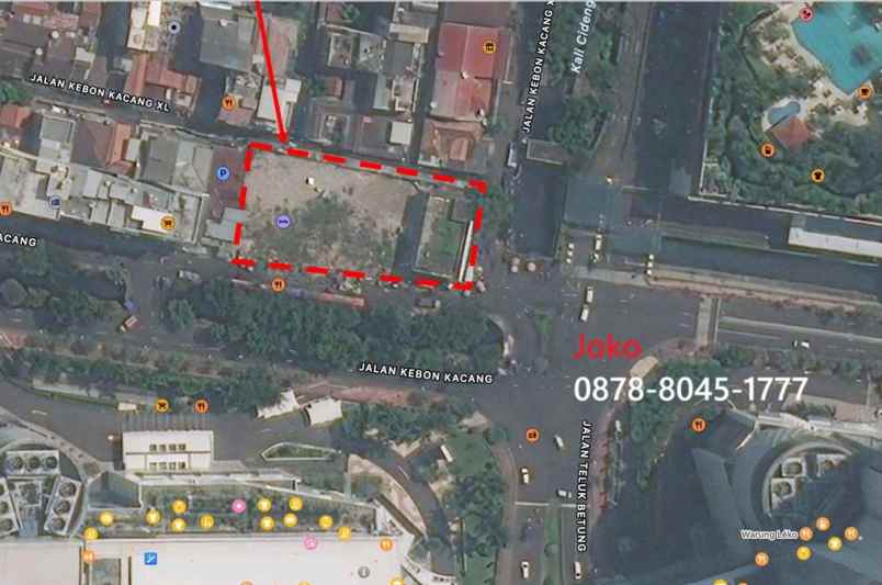 dijual tanah jl thamrin