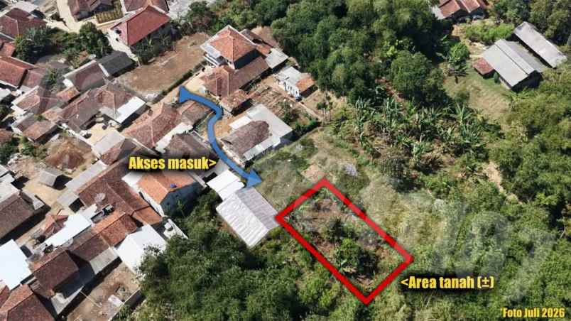 dijual tanah kampung tanggul dusun