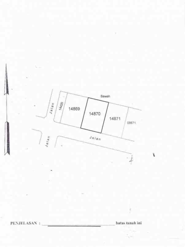 dijual tanah kapten haryadi