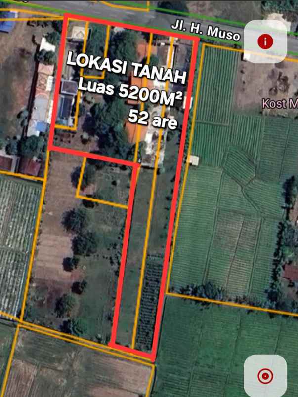 dijual tanah karang bendo rogojampi