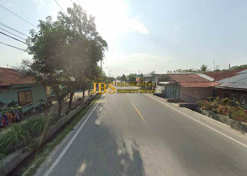 dijual tanah kosong di jalan rumbia daerah batang kuis