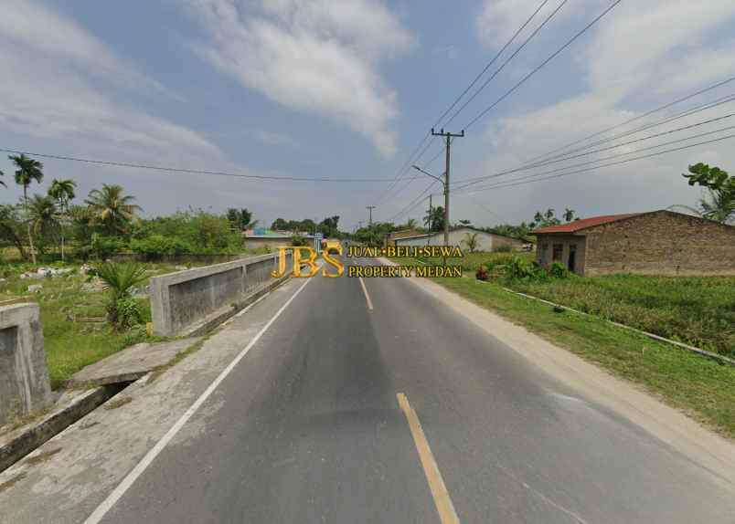 dijual tanah kosong di jalan rumbia daerah batang kuis
