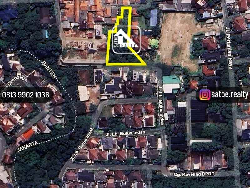 dijual tanah lebak bulus jakarta selatan